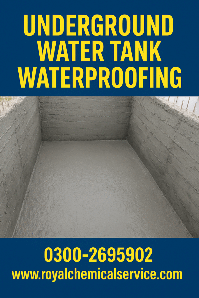 Water Tank Waterproofing Services Karachi Leakage Repair