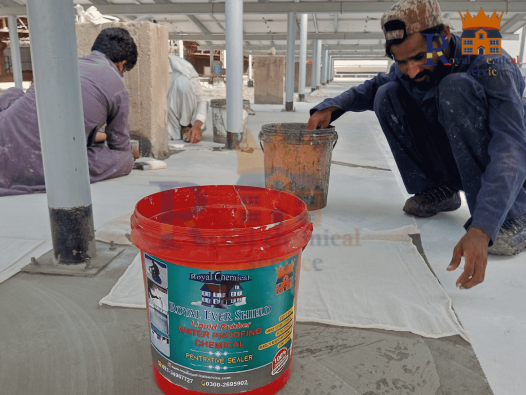 weatherproof coating applied before monsoon
