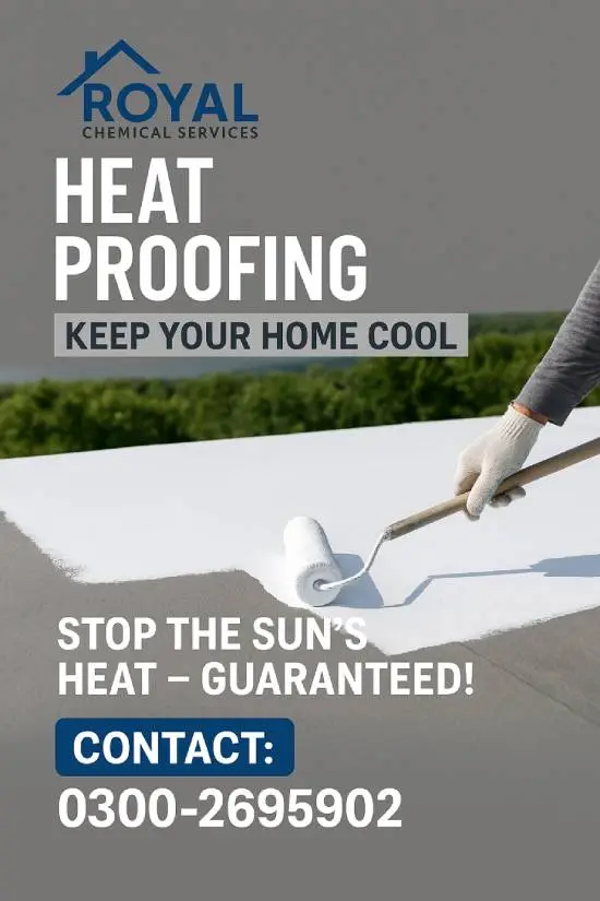 Roof Heat Proofing in Karachi